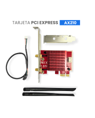 VC-TARJETA PCI EXP AX210 WiFi6 BT5.2 5400Mbps TRES BANDAS 802.11 ac ax