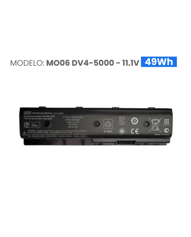 VC-BATERIA PARA HP MO06 DV4-5000 11.1V 4400mAh 49Wh