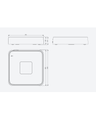 NVR AK 8 CANALES IP POE VGA HDMI RJ45 2xUSB ONVIF RTSP R3108 TIANDY