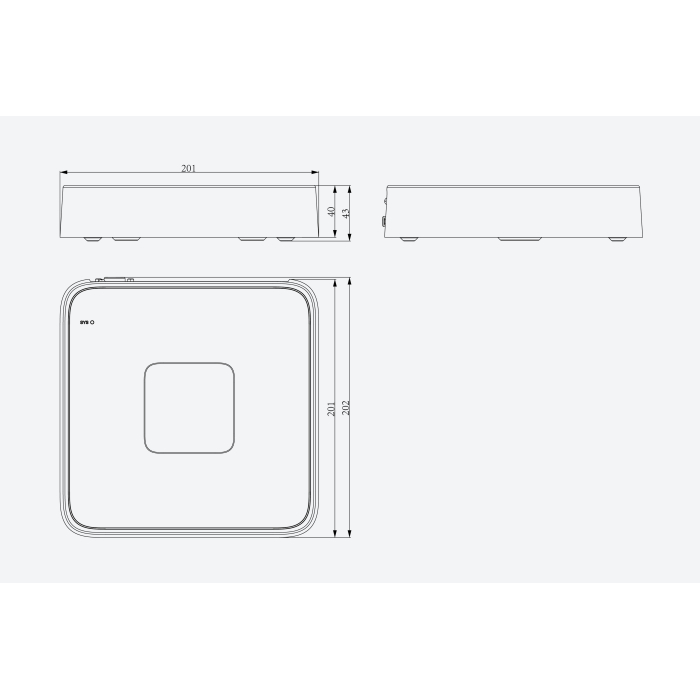 NVR AK 8 CANALES IP POE VGA HDMI RJ45 2xUSB ONVIF RTSP R3108 TIANDY