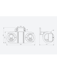 CAMARA DOBLE IP SK 2MP 2.8mm IR 50m TIANDY