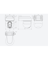 CAMARA SOLAR PT 4G 4MP 4mm IR 30M MIC PARLANTE SD TIANDY