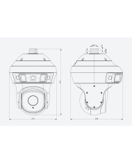 CAMARA IP PTZ PANORAMICA 6MP 25X POLAR DAY SD TIANDY
