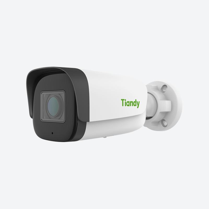 CAMARA IP SK TIPO BALA LENTE MOTORIZADO 2 MP 2.8-12mm IR 80m MIC POE TIANDY