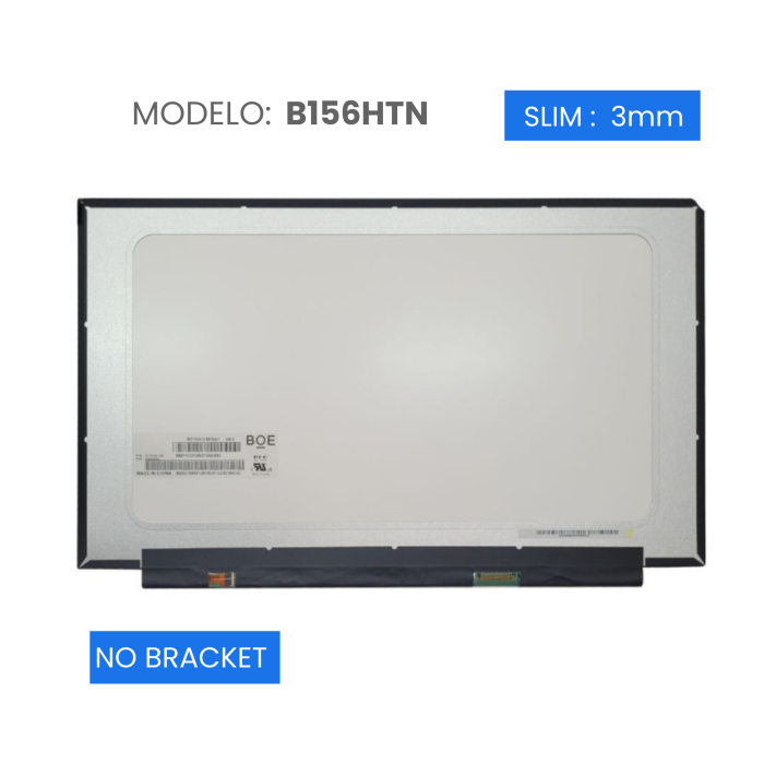 VC-PANTALLA LAPTOP 15.6 LED FHD 1920x1080 30 PINES 19mm NO BRACKETS B156HTN06.2
