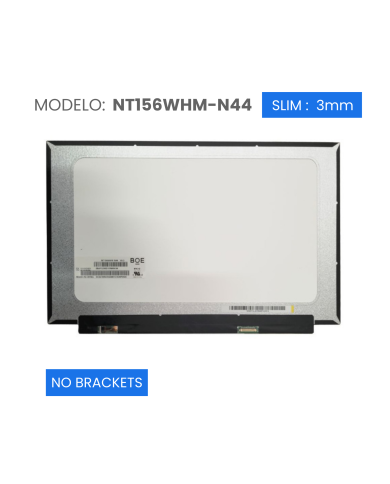 VC-PANTALLA LAPTOP 15.6 LCD HD 1366x768 30 PINES 19mm NO BRACKETS NT156WHM-N44 B156XTN08.1