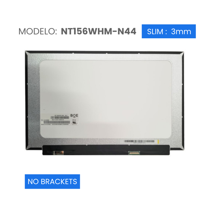 VC-PANTALLA LAPTOP 15.6 LCD HD 1366x768 30 PINES 19mm NO BRACKETS NT156WHM-N44 B156XTN08.1