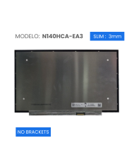 VC-PANTALLA LAPTOP 14 LED HD 1366x768 30 PINES 19mm BRACKETS NT140WHM-N31