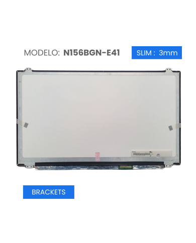 VC-PANTALLA LAPTOP 15.6 ON-CELL TOUCH HD 1366x768 40 PINES BRACKET N156BGN-E41
