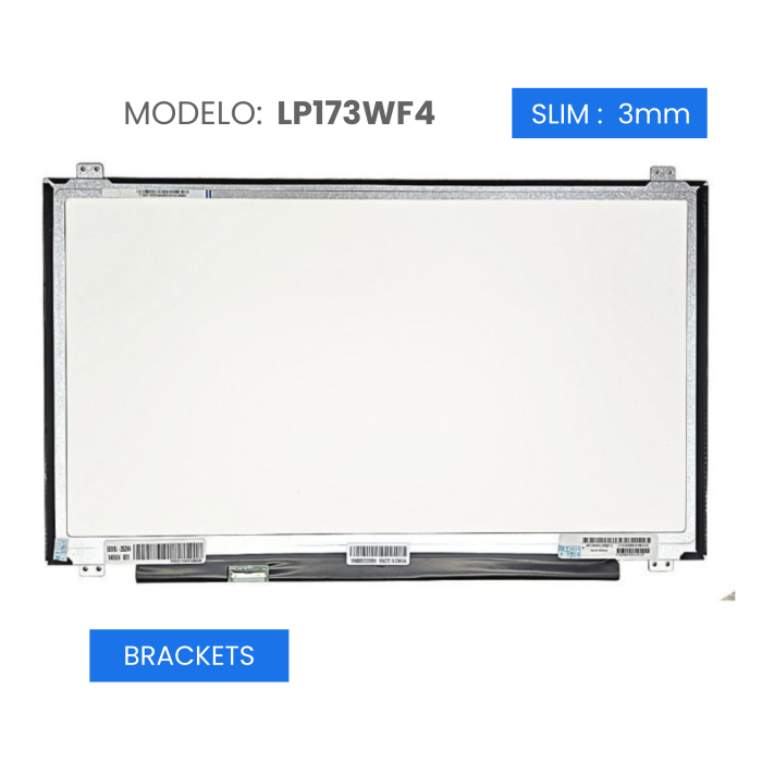 VC-PANTALLA LAPTOP 17.3 LED FHD 1920x1080 30 PINES BRACKET LP173WF4 (SP)(F1)
