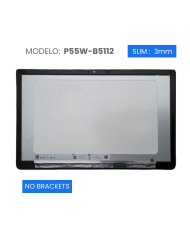 VC-PANTALLA LAPTOP 15.6 LED FHD 1920x1080 30 PINES NO BRACKET CON MARCO P55W-B5112