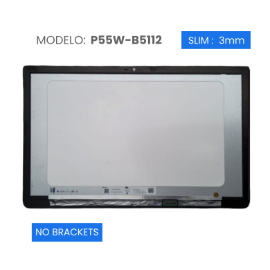 VC-PANTALLA LAPTOP 15.6 LCD FHD 1920x1080 30 PINES NO BRACKET CON MARCO P55W-B5112