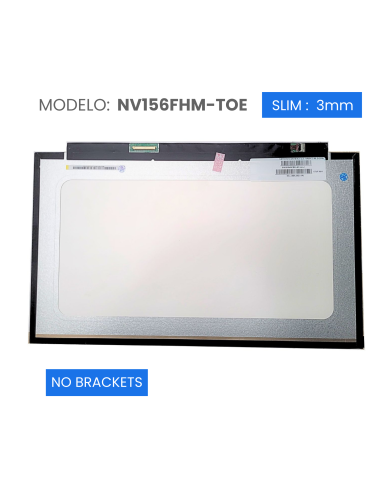 VC-PANTALLA LAPTOP 15.6 LCD FHD 1920x1080 40 PINES 25 mm NO BRACKET on cell TOUCH NV156FHM-TOE