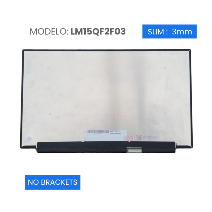 VC-PANTALLA LAPTOP 15.6 IPS LCD FHD 1920x1080 40 PIN 25mm NO BRACKETS 144 Hz B156HAN09.2 LM15QF2F03