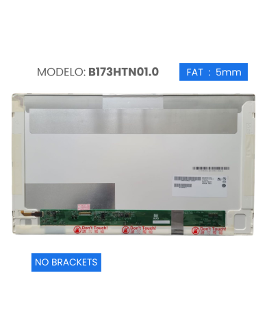 VC-PANTALLA LAPTOP 17.3 LCD FHD 1920x1080 30 PIN 19mm NO BRACKET B173HTN01.0