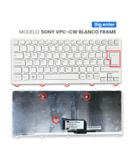 TECLADO PARA HP PAVILION 11-K 11-U 11-AB