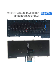 TECLADO PARA TOSHIBA 14 C40 C45 FRAME BIG ENTER