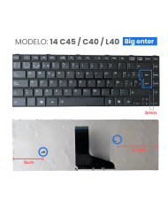 VC-TECLADO PARA HP 14 DM4-1000 / DV5-2000