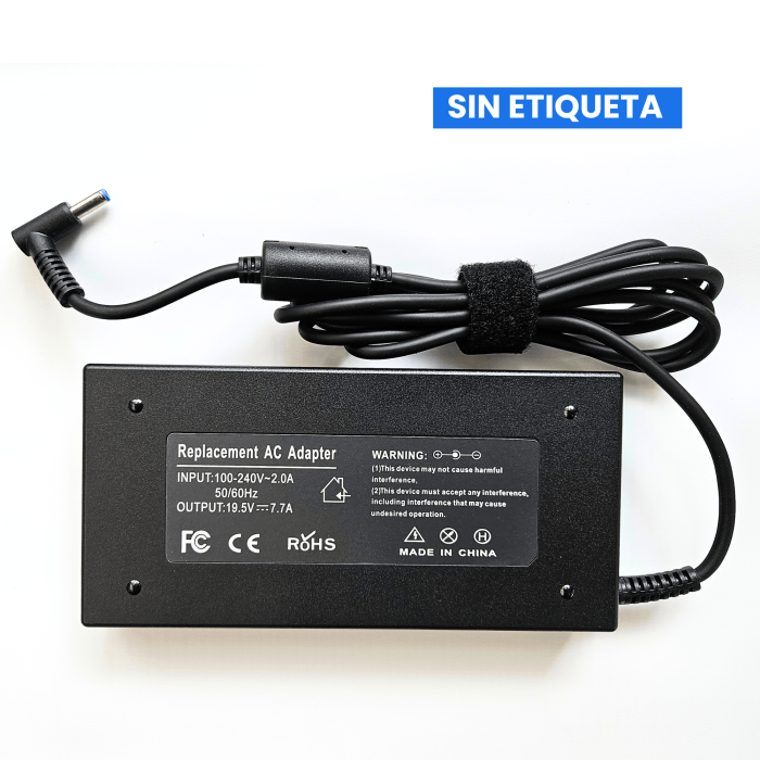 AU-CARGADOR PARA HP 19.5V 7.7A PLUG 4.5x3.0