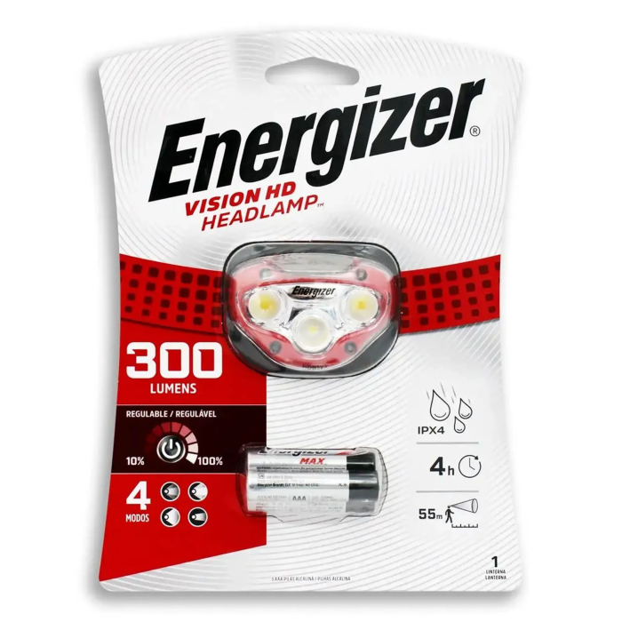 QS-LINTERNA MANOS LIBRES 300 LUMENS ENERGIZER