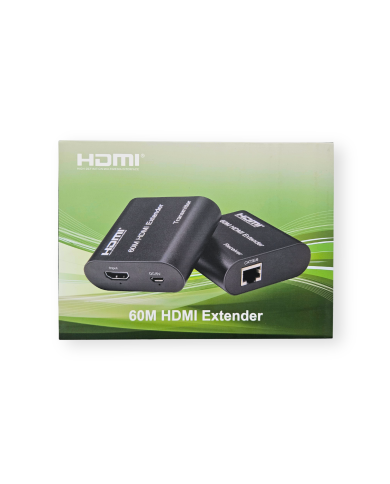 VC-EXTENSOR DE SEÑAL HDMI DE 60 M CON CABLE UTP CAT5E/CAT6