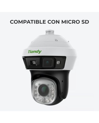 CAMARA IP PTZ PANORAMICA 6MP 25X POLAR DAY SD TC-H366V TIANDY