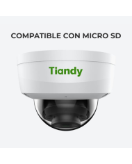 CAMARA IP SK TIPO BALA MOTORIZADA 2 MP 2.8-12mm IR 80m MIC POE TC-C32UN TIANDY