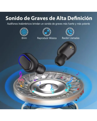 AUDIFONO BLUETOOTH TWS AUT114N 1HORA