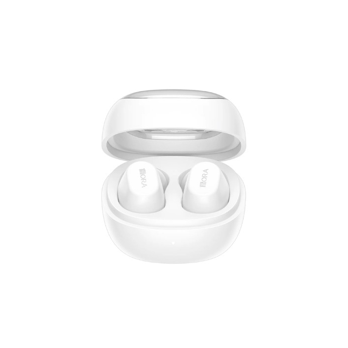 AUDIFONO BLUETOOTH TWS AUT208B BLANCO 1HORA