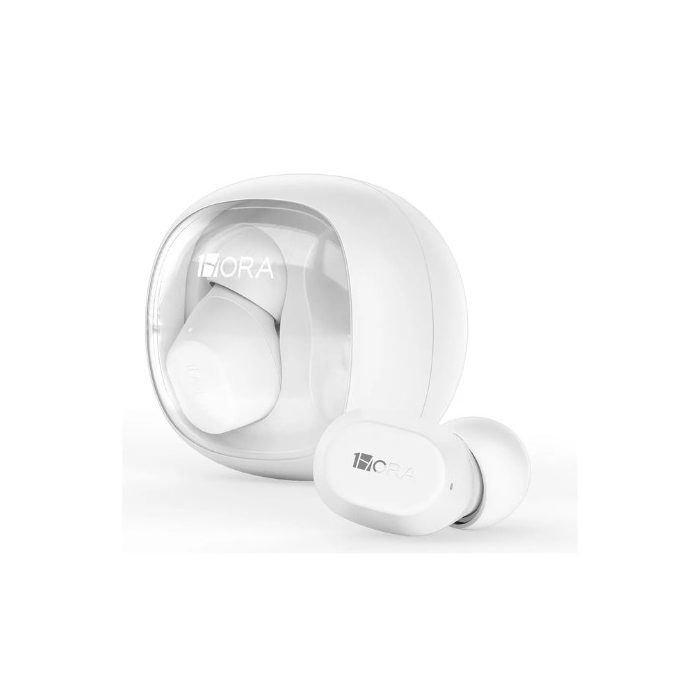 AUDIFONO BLUETOOTH TWS AUT208B BLANCO 1HORA
