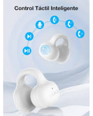 AUDIFONO BLUETOOTH TWS AUT210B BLANCO 1HORA