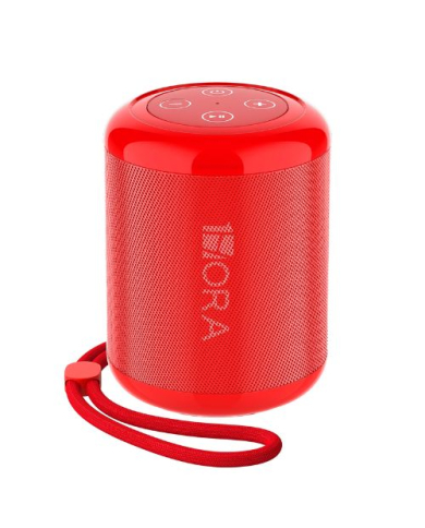PARLANTE BLUETOOTH PORTATIL ROJO BOC062R 1HORA