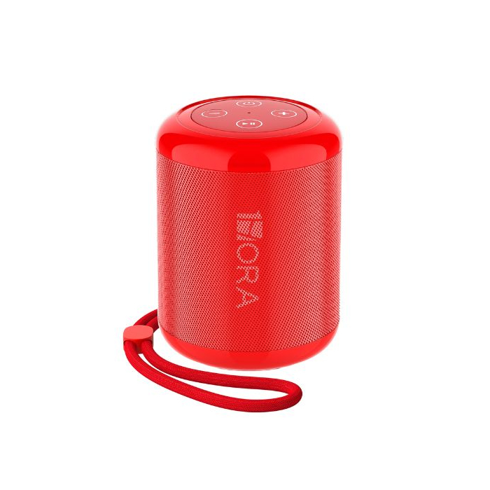 PARLANTE BLUETOOTH PORTATIL ROJO BOC062R 1HORA