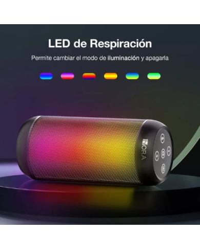 PARLANTE BLUETOOTH PORTATIL BOC242N NEGRO 1HORA