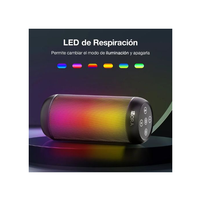 PARLANTE BLUETOOTH PORTATIL BOC242N NEGRO 1HORA