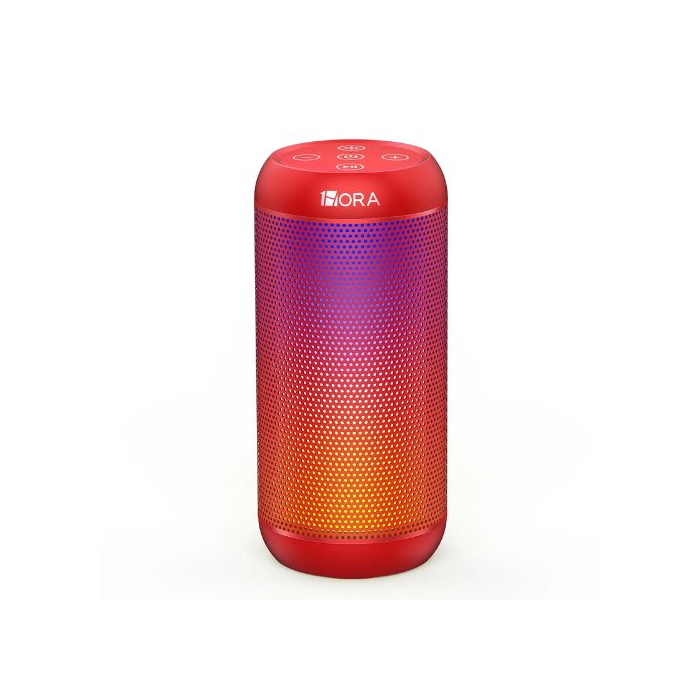 PARLANTE BLUETOOTH PORTATIL ROJO BOC242R 1HORA