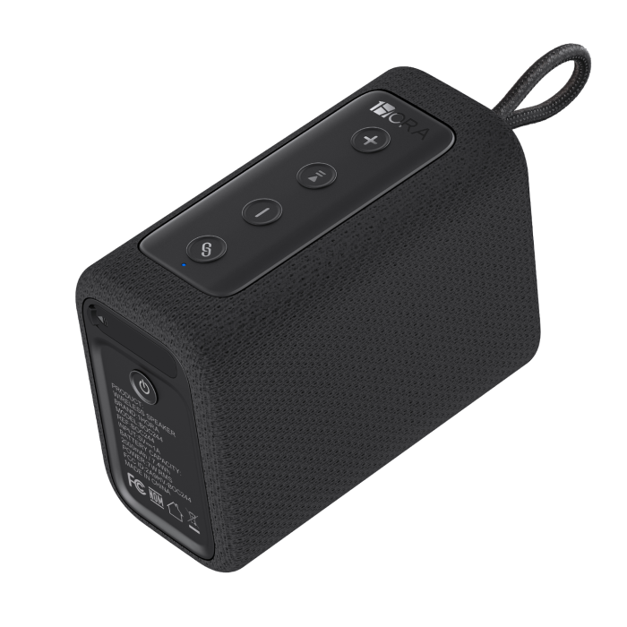PARLANTE BLUETOOTH PORTATIL 7W NEGRO BOC244N 1HORA