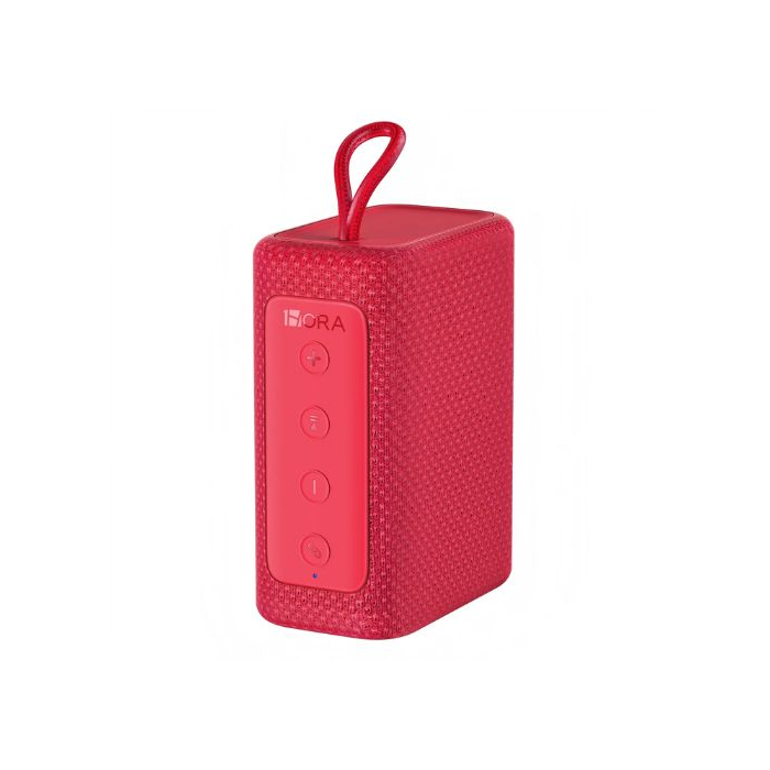 PARLANTE BLUETOOTH PORTATIL 7W ROJO BOC244R 1HORA
