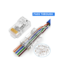 AM-CONECTOR RJ45 PASS THROUGH