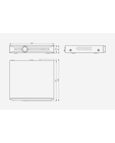 NVR IA IP 20CH VGA HDMI RJ45 2 USB R3120-4HA TIANDY