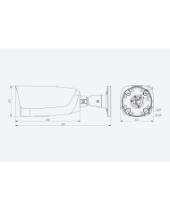 CAMARA IP LPR 4MP TIPO BALA MOTORIZADA 2.8-12 mm TC-C34LQ-2.8 TIANDY