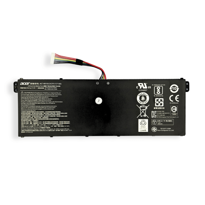 VC-BATERIA PARA ACER AC14B18J 11.52V 3220mAh 37Wh