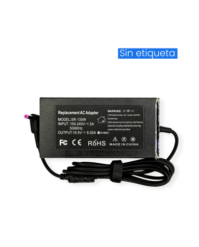 AU-CARGADOR PARA ACER 19.5V 6.92A SLIM PLUG 5.5x1.7