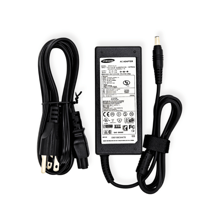 AU-CARGADOR PARA SAMSUNG 19V 3.16A PLUG 5.5x3.0
