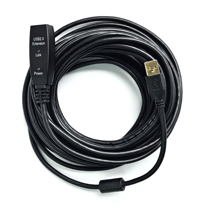 EXTENSION USB 2.0 HEMBRA MACHO L 10M CON CHIP