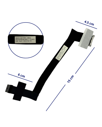 CABLE DE BATERIA DELL DC02003U700 G15 5510 07CT7T