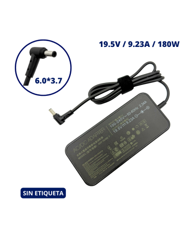 CARGADOR PARA ASUS 19.5V 9.23A PLUG 6.0x3.7