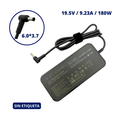 CARGADOR PARA ASUS 19.5V 9.23A PLUG 6.0x3.7