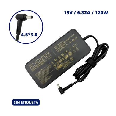 CARGADOR PARA ASUS 19V 6.32A PLUG 4.5x3.0