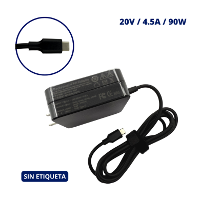 CARGADOR PARA ASUS 20V 4.5A PLUG USB TIPO C